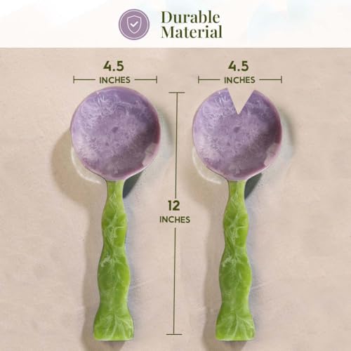 Lavender & Sage Resin Salad Servers