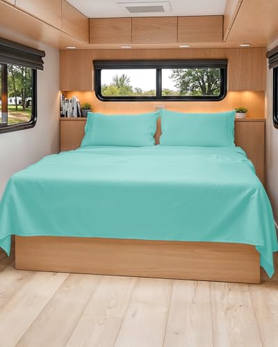 Short Queen Size 4 Piece Bed Sheet Set (4 Piece Set)