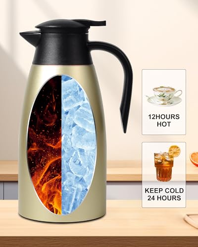 Updated 70 Oz Thermal Coffee Carafe