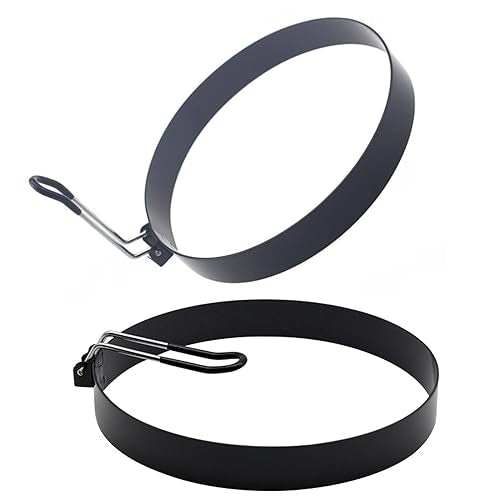 Large 2 Pack 8" Omelette Ring for Griddle