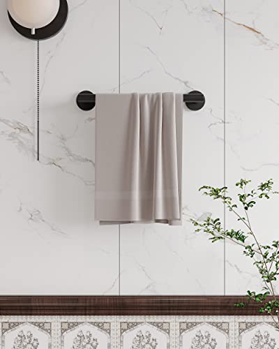 12 Inches Matte Black Towel Bar for Bathroom Kitchen Hand Towel Holder Dish Cloths Hanger SUS304 Stainless Steel RUSTPROOF Wall Mount