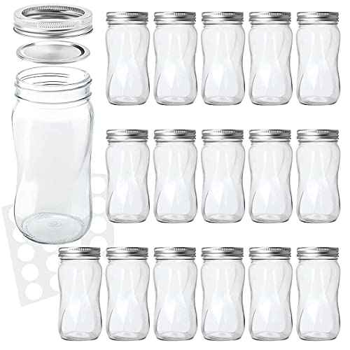 16oz Regular Mouth Mason Jars (256 Count)