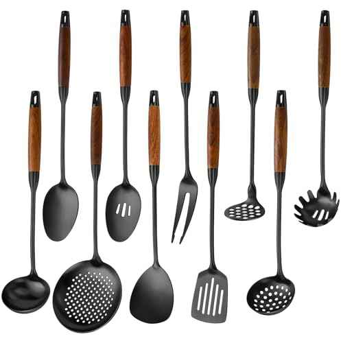 18 10 Stainless Steel Kitchen Utensils Set (10 Count)