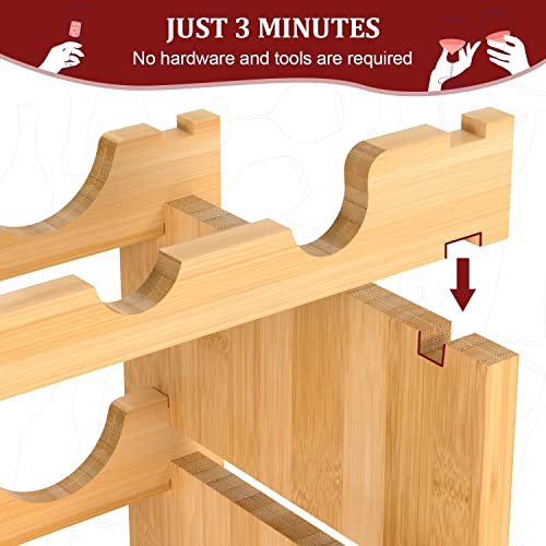 Wine Rack Freestanding Floor
