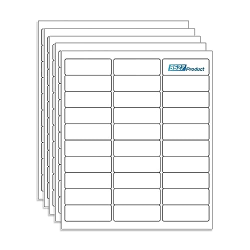 30 up Sticker Labels 1 x 2 (900 Count)