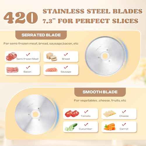 Electric Meat Slicer 220W