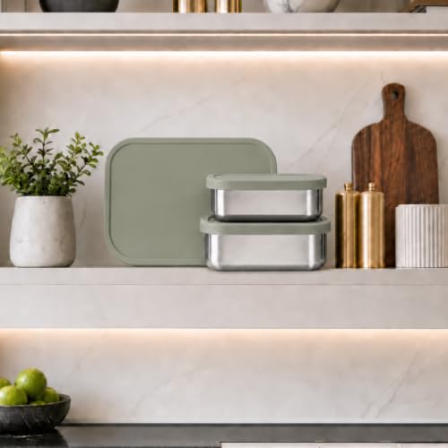 Flexibento Leak Proof 40 OZ Stainless Steel Lunch Box