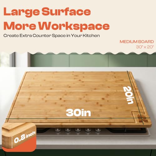 Extra Large Bamboo Cutting Board