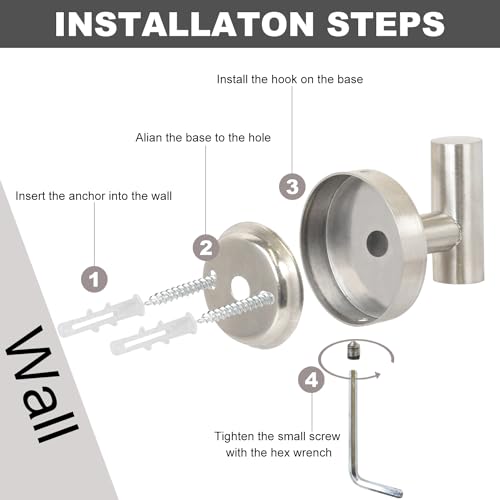 Towel Hook for Bathroom (2 Count)