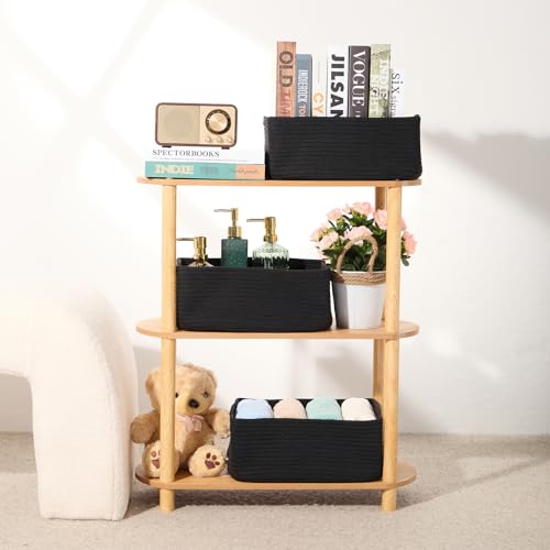 Small Storage Baskets for Organizing (3 Count)