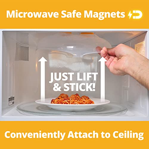 Magnetic Microwave Splatter Cover for Food