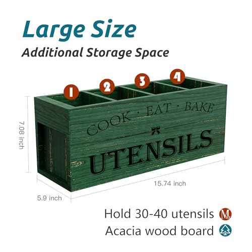 Extra Large Utensil Holder Countertop for Kitchen Counter