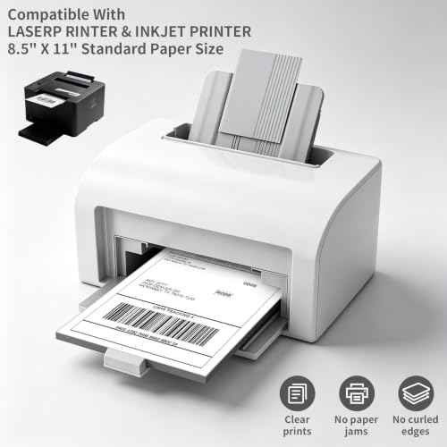 Full Sheet Shipping Labels (500 Count)
