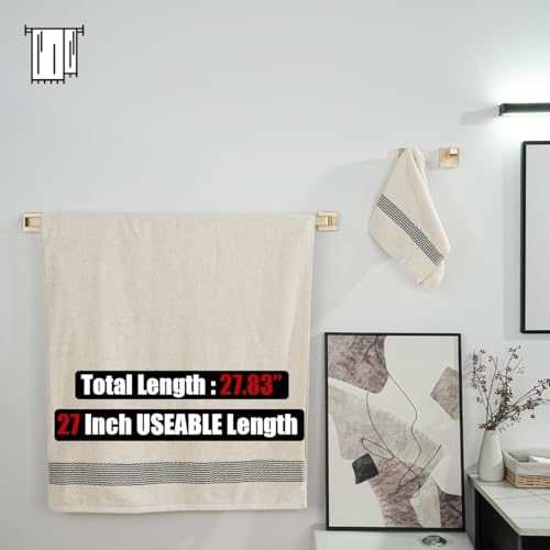 Champagne Bronze Bath Towel Bar