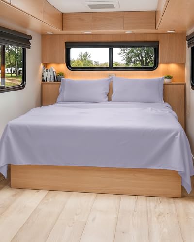 Short Queen Size 4 Piece Bed Sheet Set