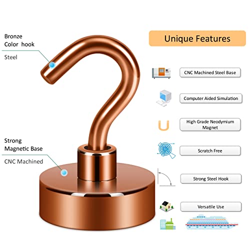 Magnetic Hooks (10 Count)