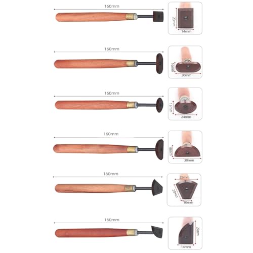 10 Piece Professional Pottery Trimming Tool Set