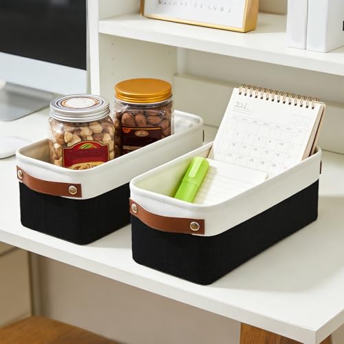 Small Fabric Storage Baskets (4 Count)