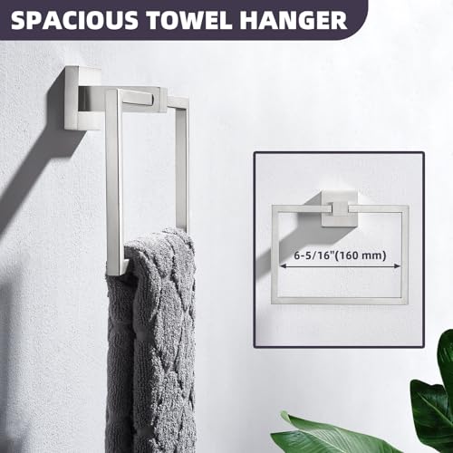 Square Towel Ring for Bathroom