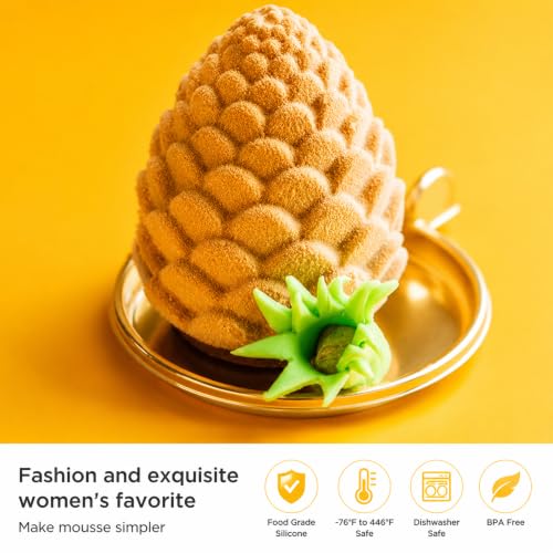 Pine Cone Silicone Mold for Baking Mousse Cake
