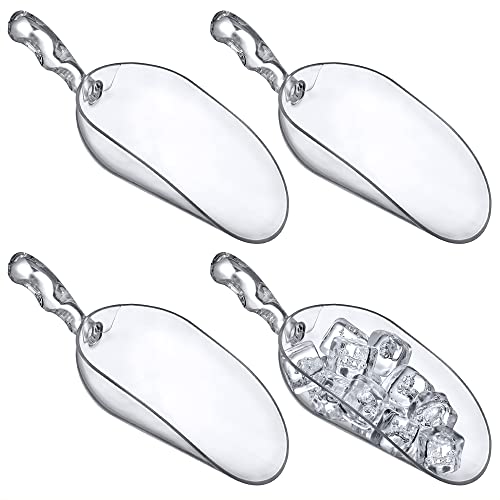 Elsa - 24-Ounce Plastic Ice Scoops (Set of 4), Plastic Utility Scoops, BPA-Free, Food-Grade, Shatter-Proof, Good for Kitchen and Restaurant, Perfect for Home and Commercial Use (4 Count)