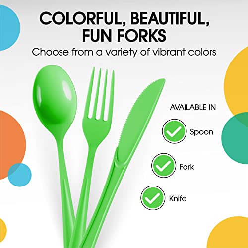 Party Solids Plastic Spoons (200 Count)