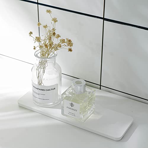 Set of 4 Dish Soap Stone Tray Water Absorbing Fast Dry Sink Tray (4 Count)