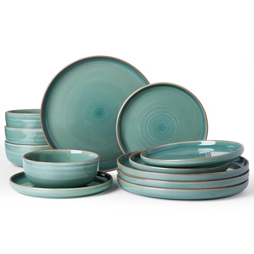 Meteor 12 Piece Stoneware Dinnerware Set (4 Count)