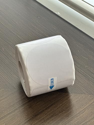 2.5 inch White Round Thermal Sticker Rolls