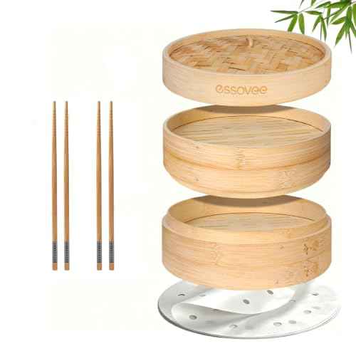 Bamboo Steamer 2 Tier 8