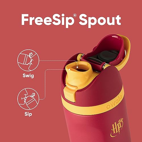 Harry Potter FreeSip Stainless Steel Water Bottle 24 oz Gryffindor