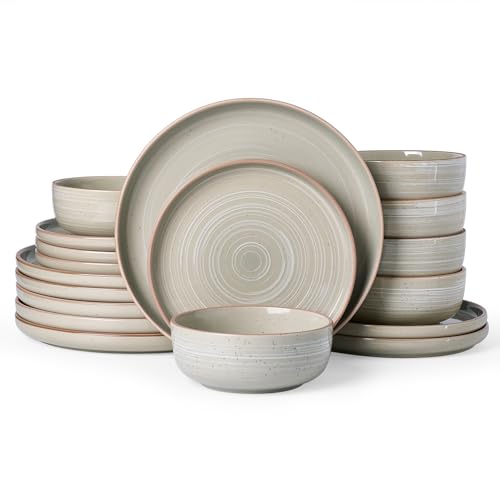 Meteor 18 Piece Stoneware Dinnerware Set