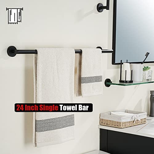 Black Towel Bar