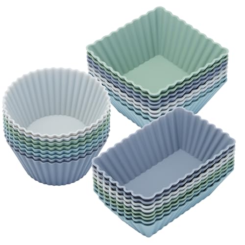 24Pack Silicone Muffin Cups (24 Count)