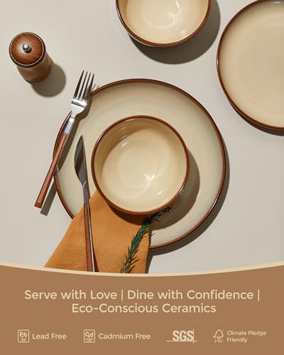 Stoneware Dinnerware Sets for 8