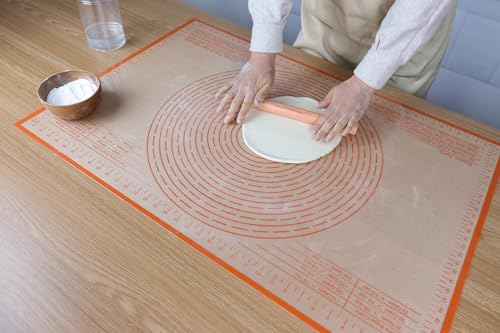 Silicone Pastry Mat 34X26 inch Baking Mat for Rolling Dough
