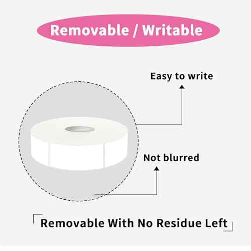 1000 Blank Removable Freezer Labels