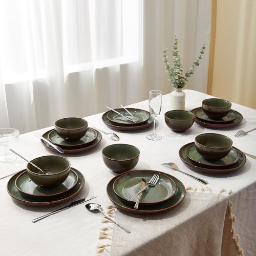 Stoneware Dinnerware Sets for 6