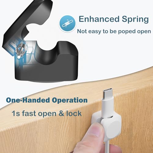 Rotatable Cable Clips (8 Count)