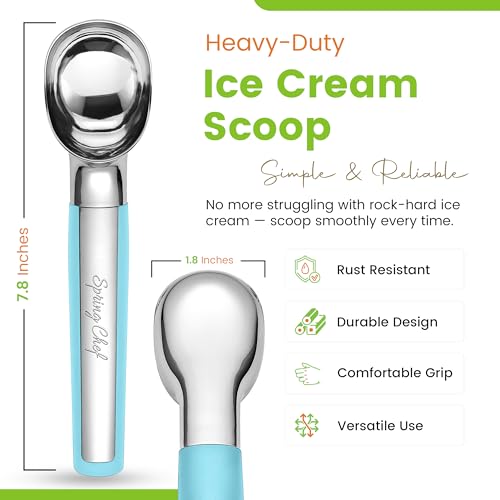 Heavy Duty Metal Ice Cream Scoop w