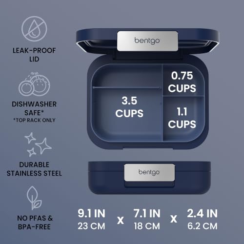 Modern Adult Bento Lunch Box with 3