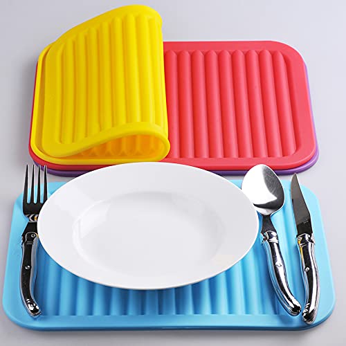 Silicone Trivets Mats for Hot Dishes and Hot Pots (2 Count)