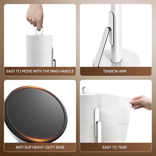 Heavy Duty Paper Towel Holder with Tension Arm