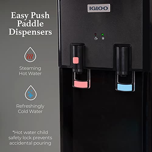 Top Loading Water Cooler with Removable Tray & Energy