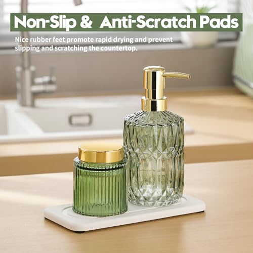 2Pack Water Absorbing Stone Tray for Sink (2 Count)