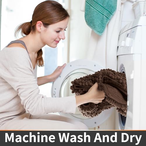 Toilet Rug U Shaped Washable 24x24 Inch