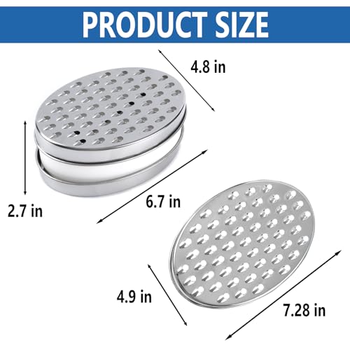 Cheese Grater Citrus Lemon Zester with Food Storage Container & Lid