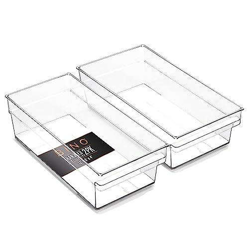 Plastic Storage Bins (2 Count)