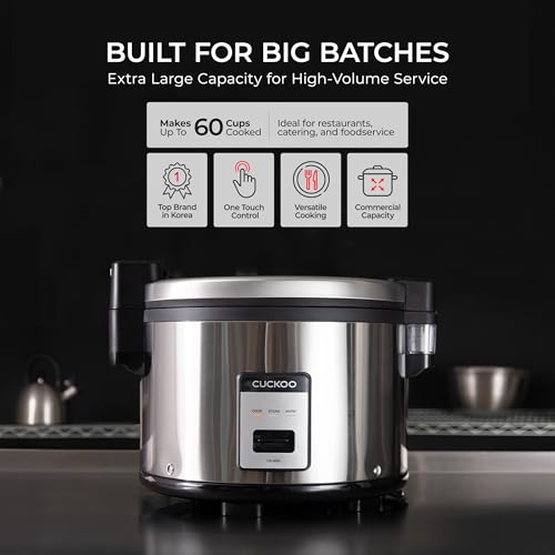 Commercial Rice Cooker and Warmer (30 Count)