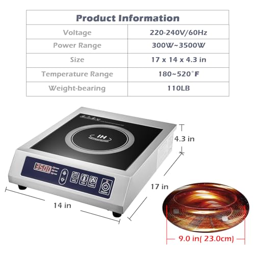 Commercial Induction Cooktop